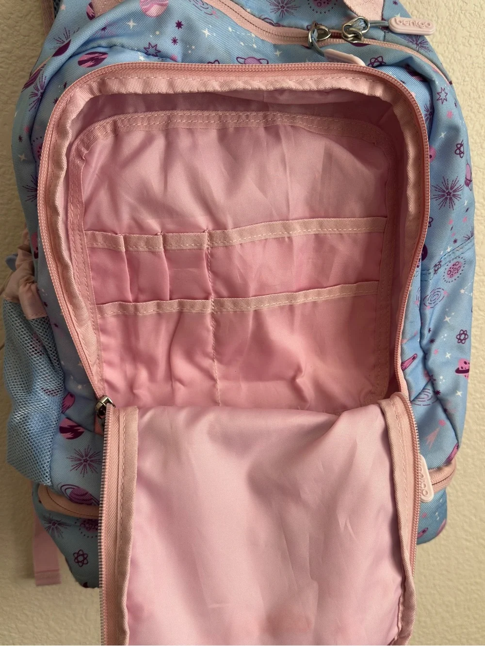 Bento Kids' Light Blue & Pink Space-Print Backpack